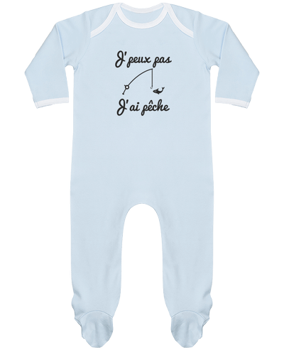 Body Pyjama Bébé J'peux pas j'ai pêche,tee shirt pécheur,pêcheur par Benichan