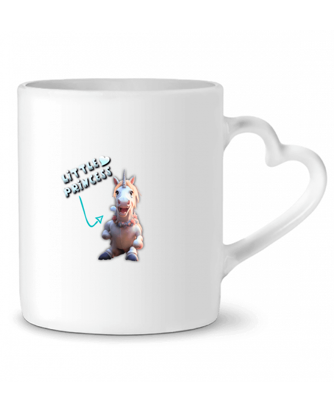 Mug coeur Little Princess par El Julo