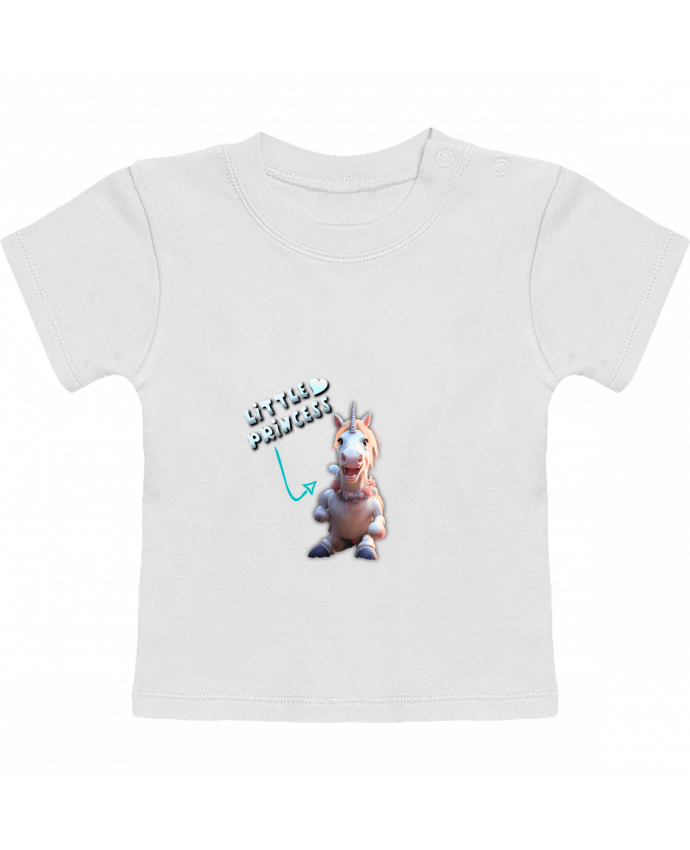 T-shirt bébé Little Princess manches courtes du designer El Julo