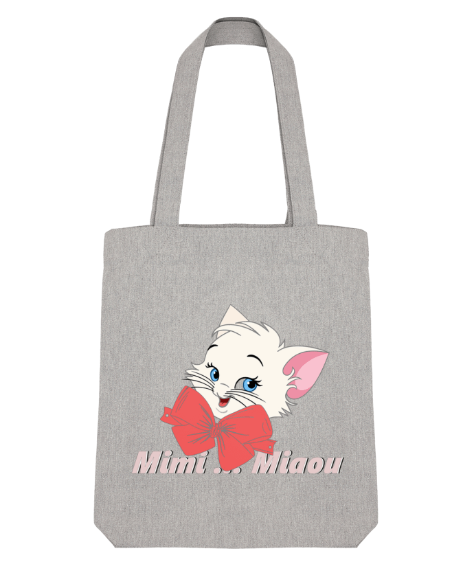 Tote Bag Stanley Stella Chat nœud papillon par Jils-création.fr 