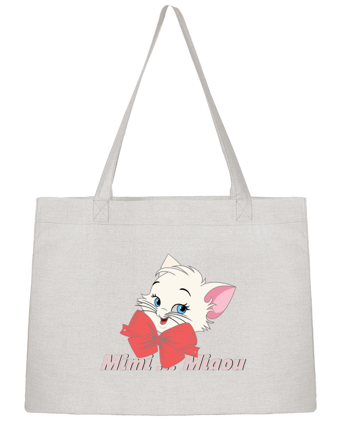 Sac Shopping Chat nœud papillon par Jils-création.fr