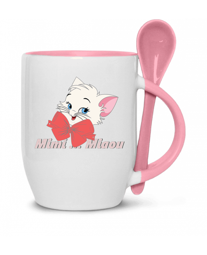  Tasse cuillère Chat nœud papillon par Jils-création.fr