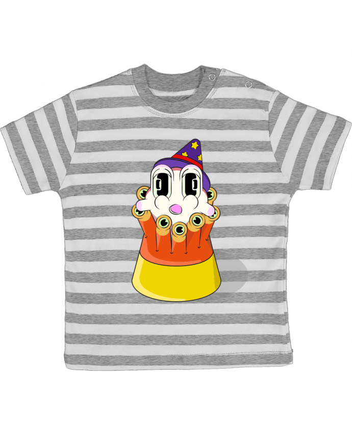 Tee-shirt bébé à rayures SWEET NIGHT par Santiaguen