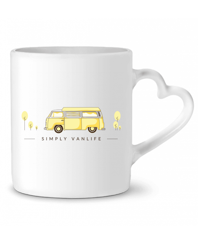 Mug coeur Simply Vanlife par SMC