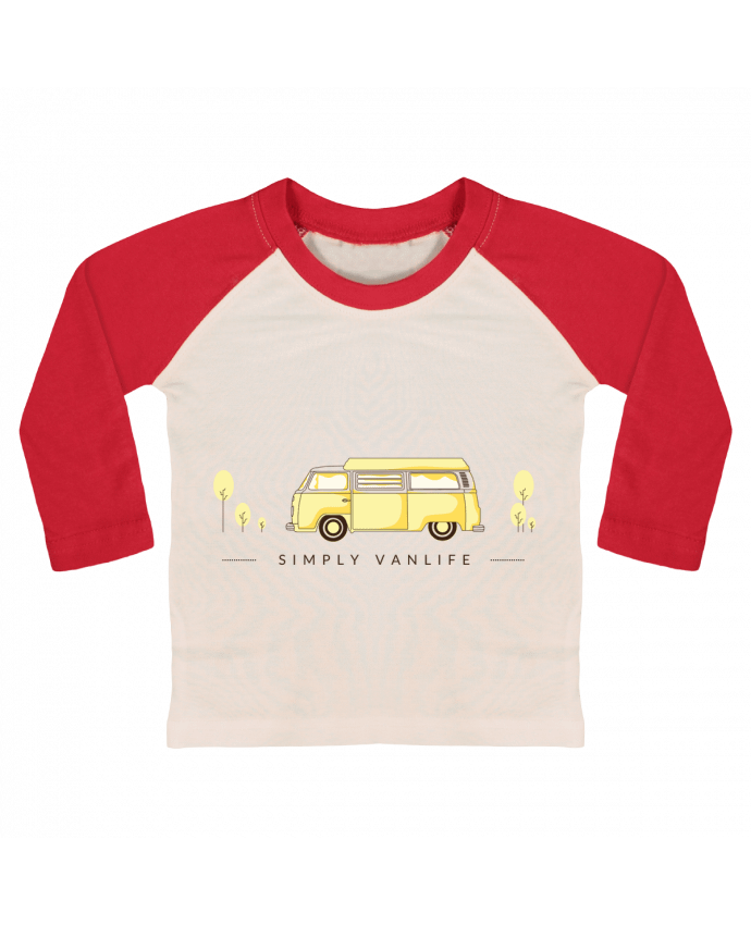 Tee-shirt Bébé Baseball ML Simply Vanlife par SMC