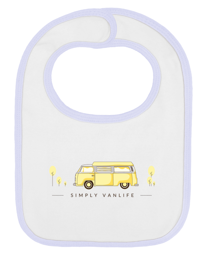 Bavoir bébé uni Simply Vanlife par SMC