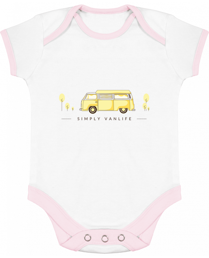 Body bébé manches contrastées Simply Vanlife par SMC