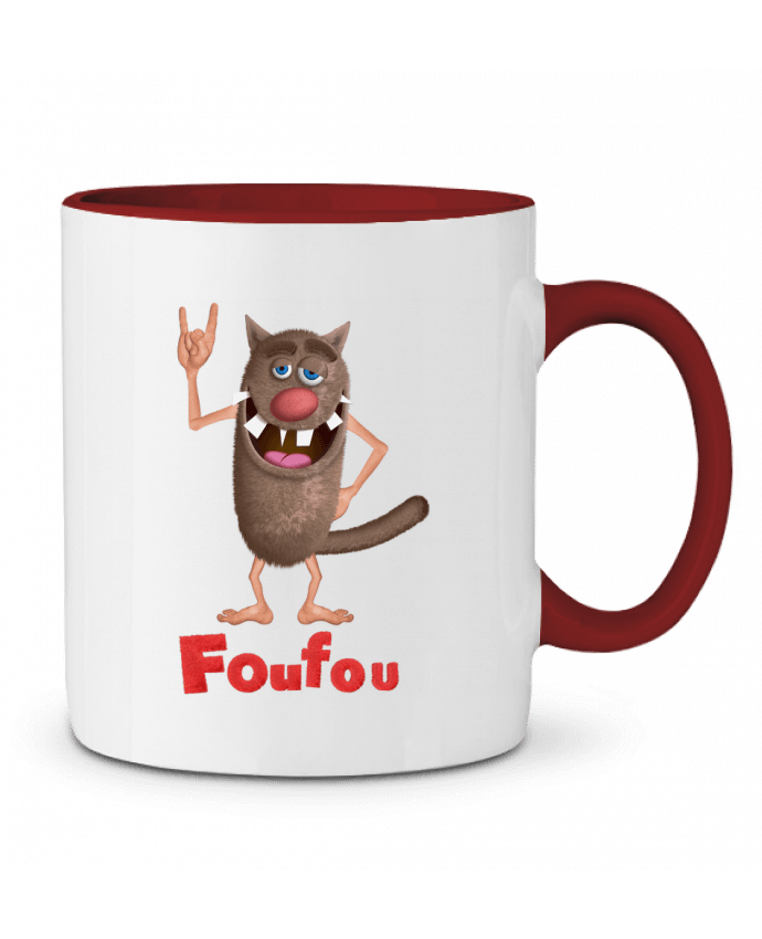 Mug bicolore Foufou Super Star Foufou Channel