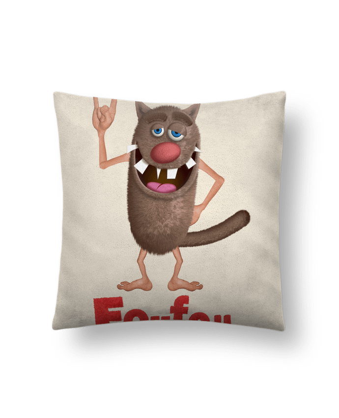 Coussin suédine Foufou Super Star par Foufou Channel