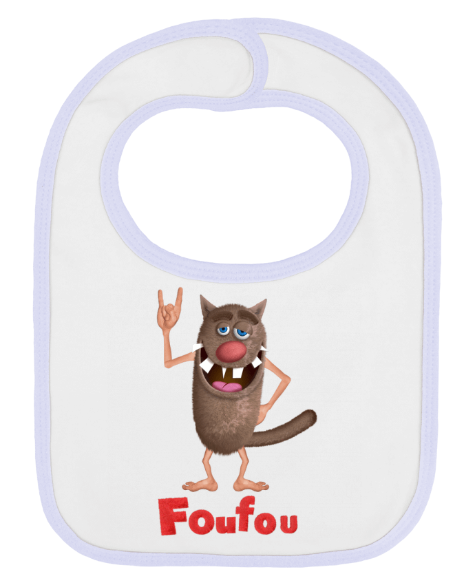 Bavoir bébé uni Foufou Super Star par Foufou Channel