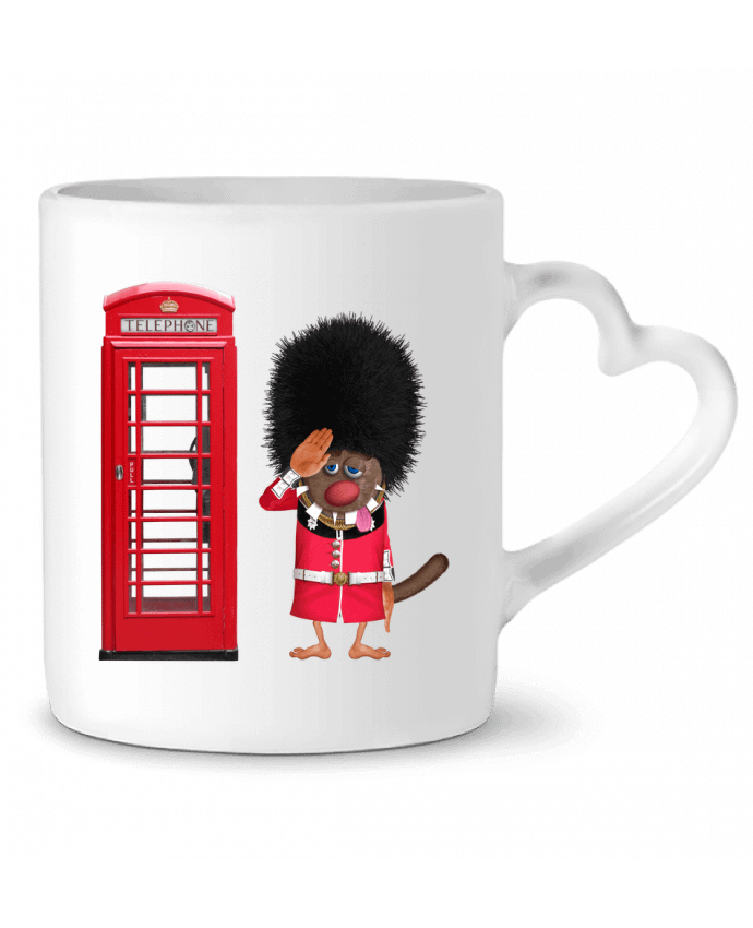 Mug coeur English Foufou par Foufou Channel