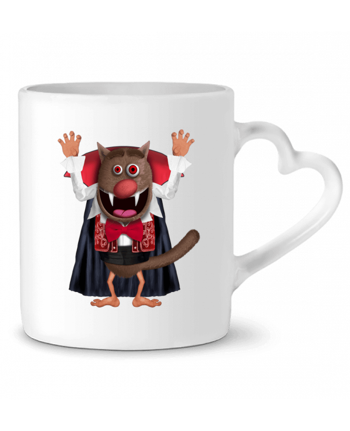 Mug coeur Foufou Dracula par Foufou Channel