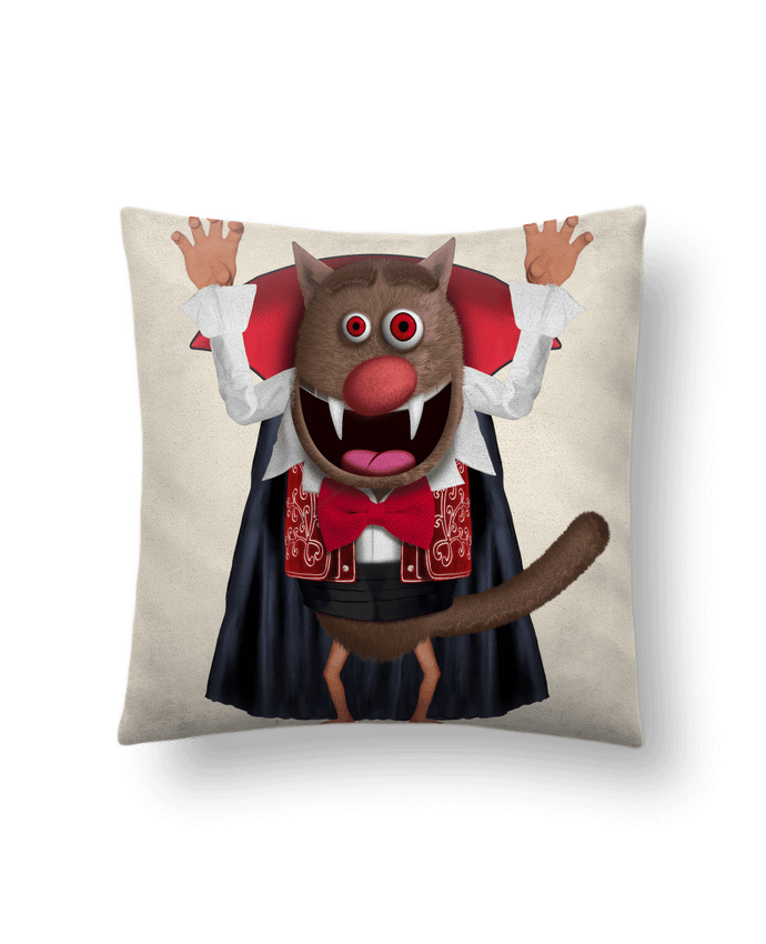 Coussin suédine Foufou Dracula par Foufou Channel