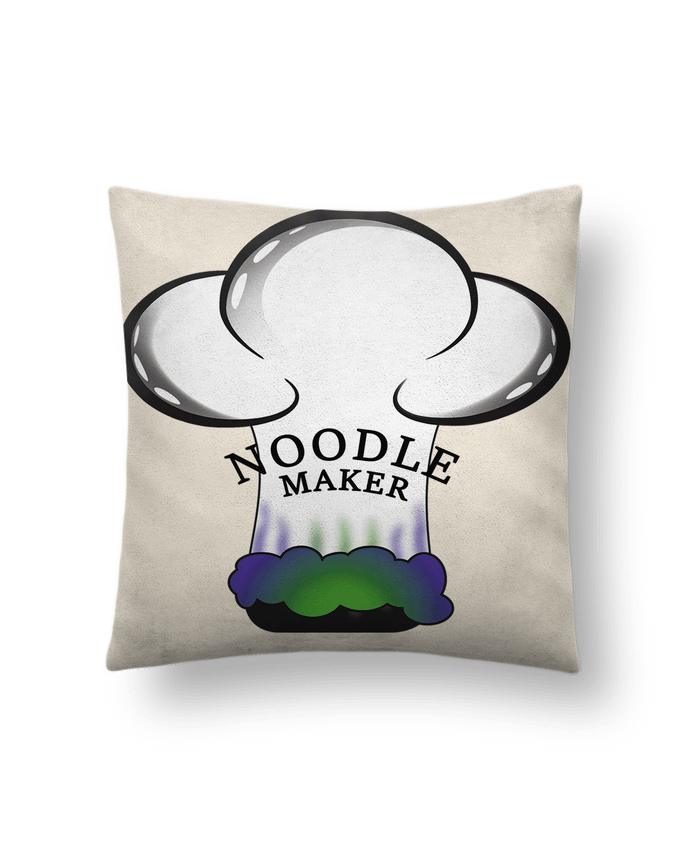 Coussin suédine Noodle Maker par BonTricot