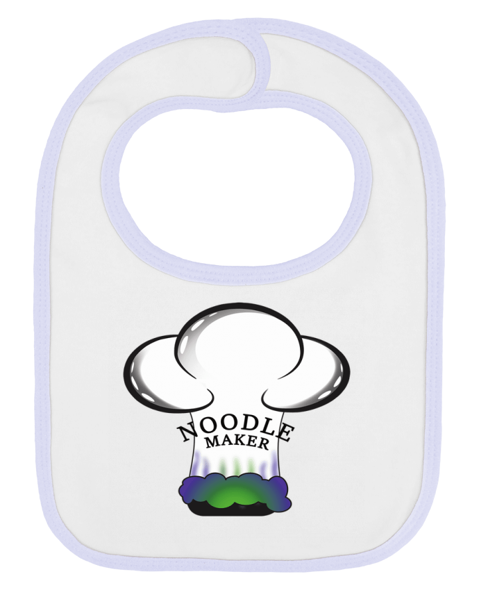 Bavoir bébé uni Noodle Maker par BonTricot