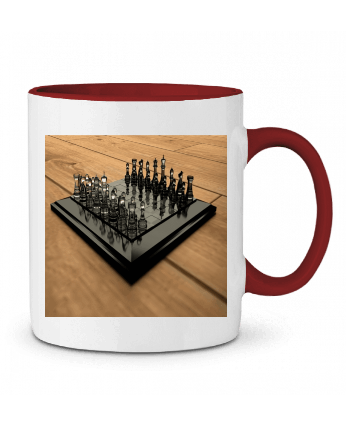 Mug bicolore Jeu d' échec whitetiger60