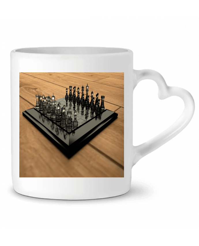 Mug coeur Jeu d' échec par whitetiger60