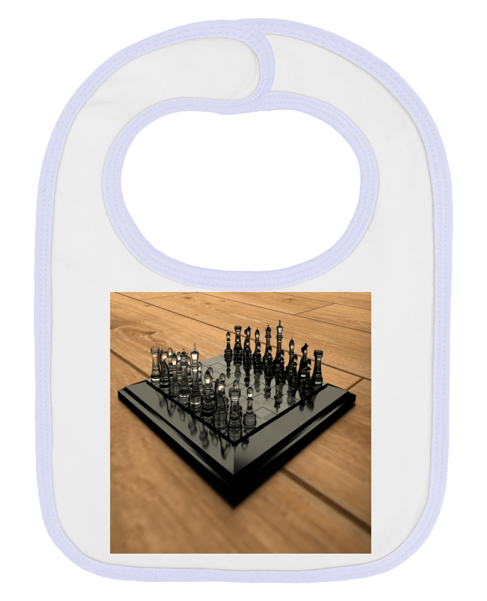 Bavoir bébé uni Jeu d' échec par whitetiger60