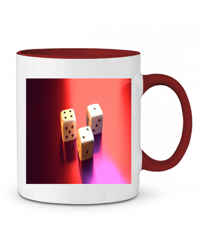 Mug bicolore Jeu de Dés whitetiger60