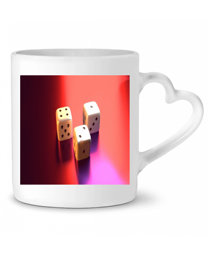 Mug coeur Jeu de Dés par whitetiger60