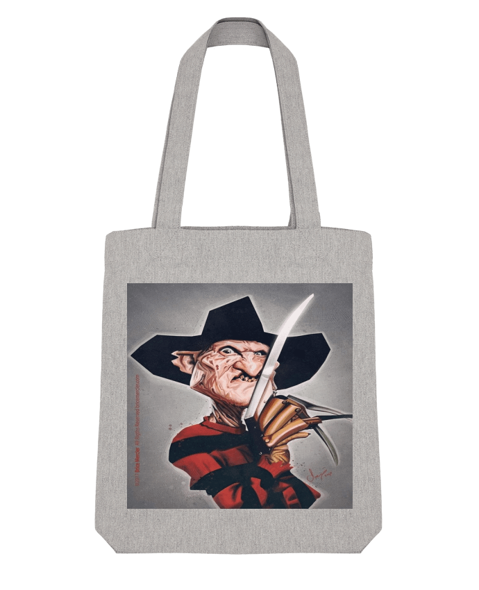 Tote Bag Stanley Stella Caricature de Freddy par whitetiger60 