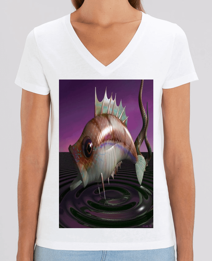 Tee-shirt femme Image de Synthèse poisson Par  whitetiger60