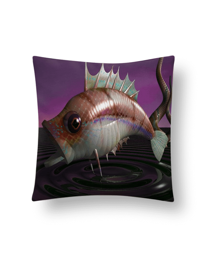 Coussin suédine Image de Synthèse poisson par whitetiger60