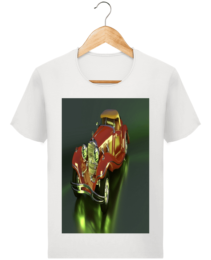  T-shirt Homme vintage Image de synthèse par whitetiger60