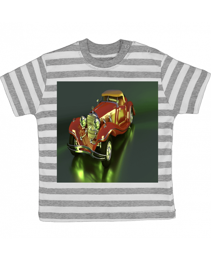 Tee-shirt bébé à rayures Image de synthèse par whitetiger60