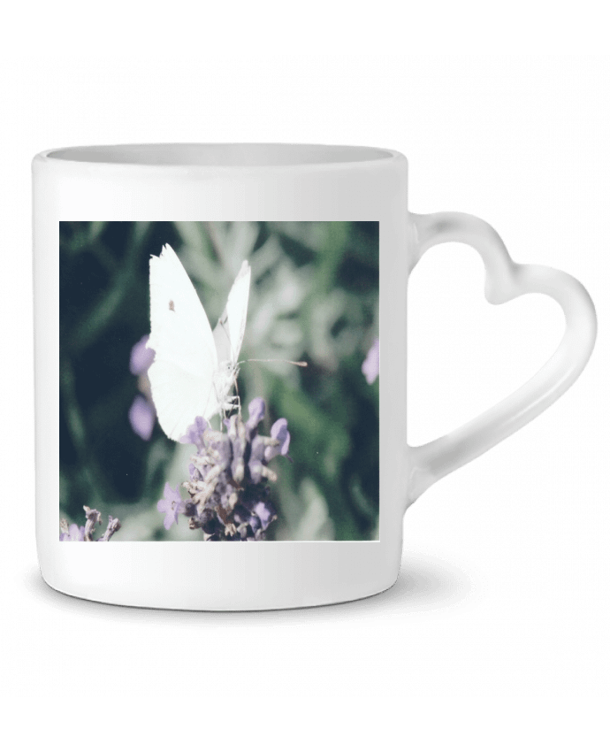 Mug coeur photo de papillon par whitetiger60