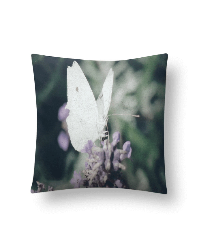 Coussin suédine photo de papillon par whitetiger60