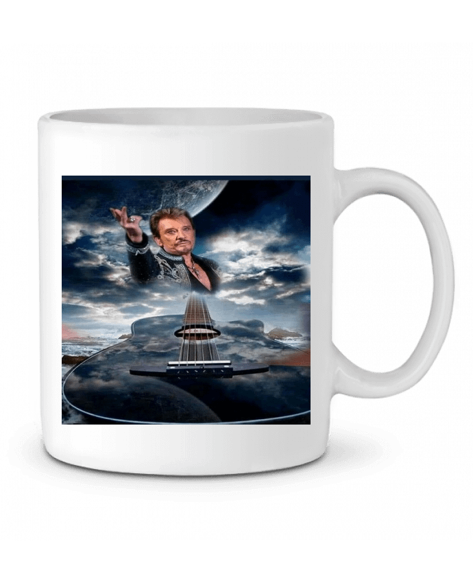 Mug  Johnny Hallyday avec Guitare par White Tiger 60