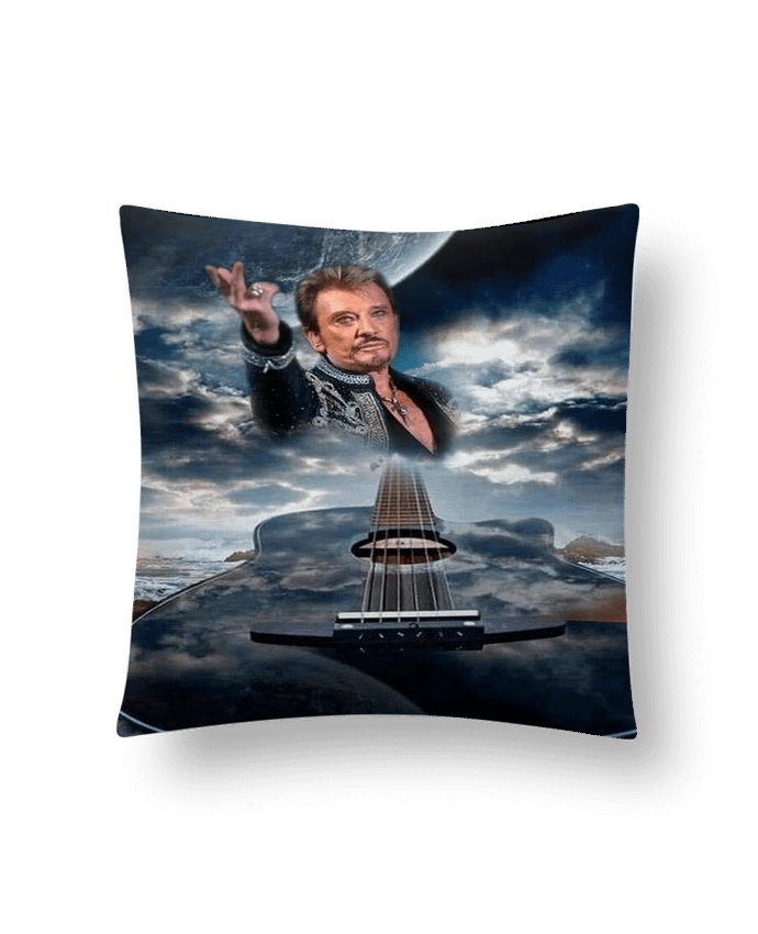 Coussin Johnny Hallyday avec Guitare par White Tiger 60