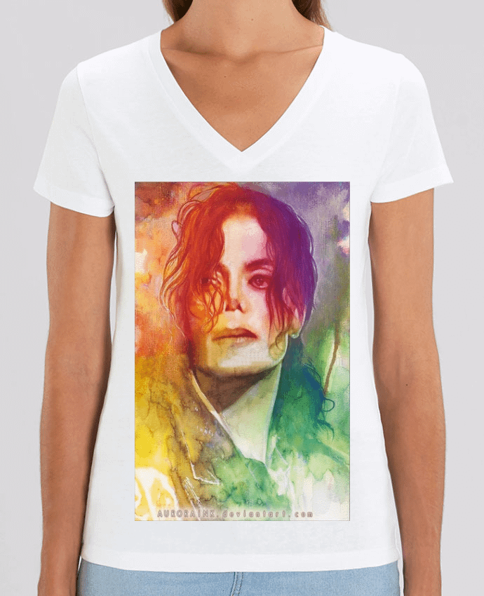 Tee-shirt femme Dessin de Michael Jackson Par  White Tiger 60