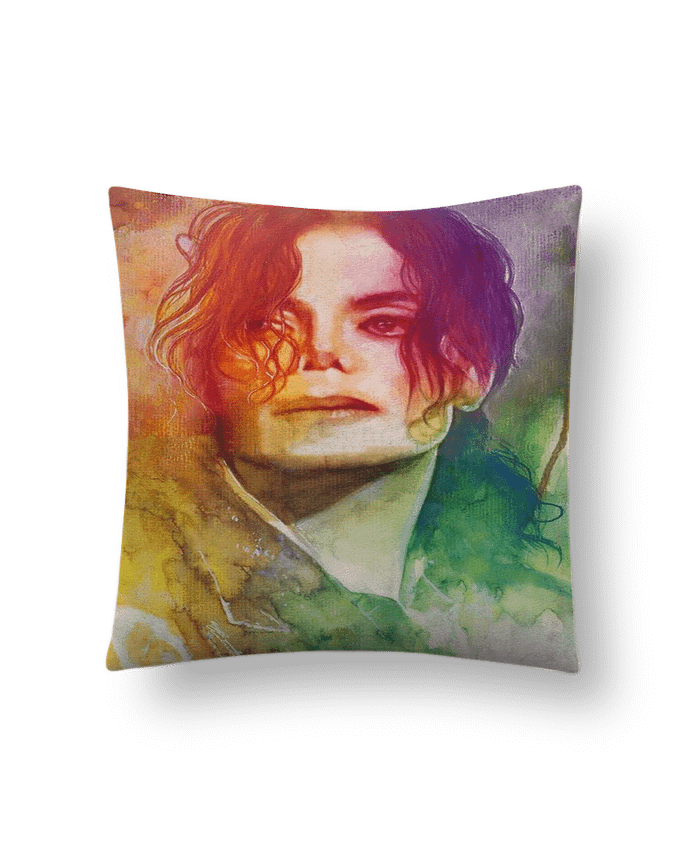 Coussin suédine Dessin de Michael Jackson par White Tiger 60