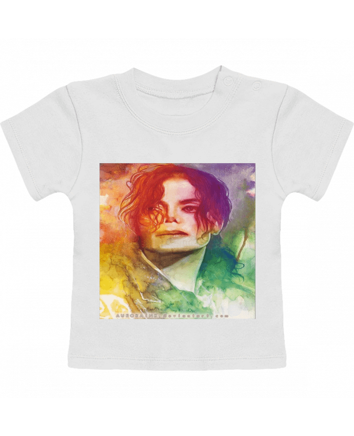 T-shirt bébé Dessin de Michael Jackson manches courtes du designer White Tiger 60