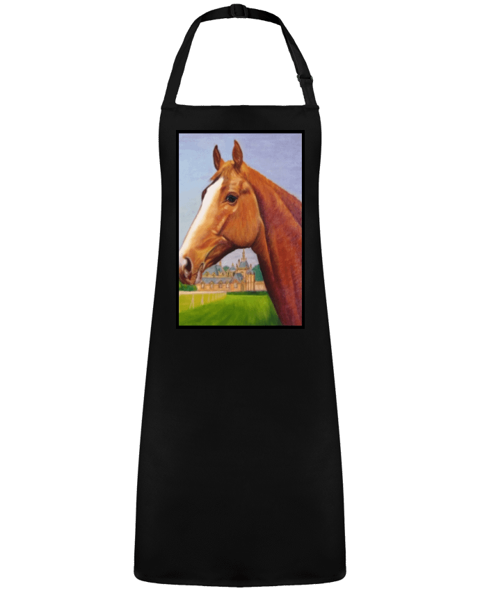 Tablier Peinture de cheval au Château de Chantilly par  White Tiger 60