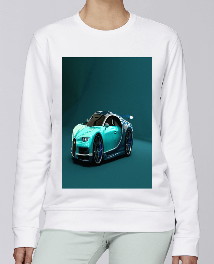 Sweatshirt Image de synthèse de voiture par White Tiger 60