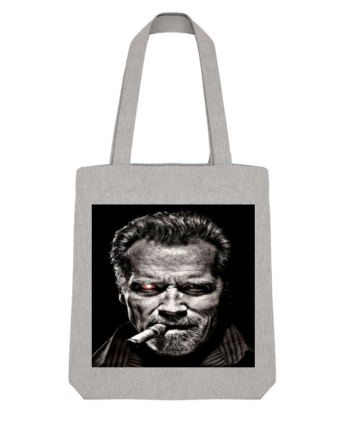 Tote Bag Stanley Stella Caricature d' Arnold Schwarzenegger par White Tiger 60 