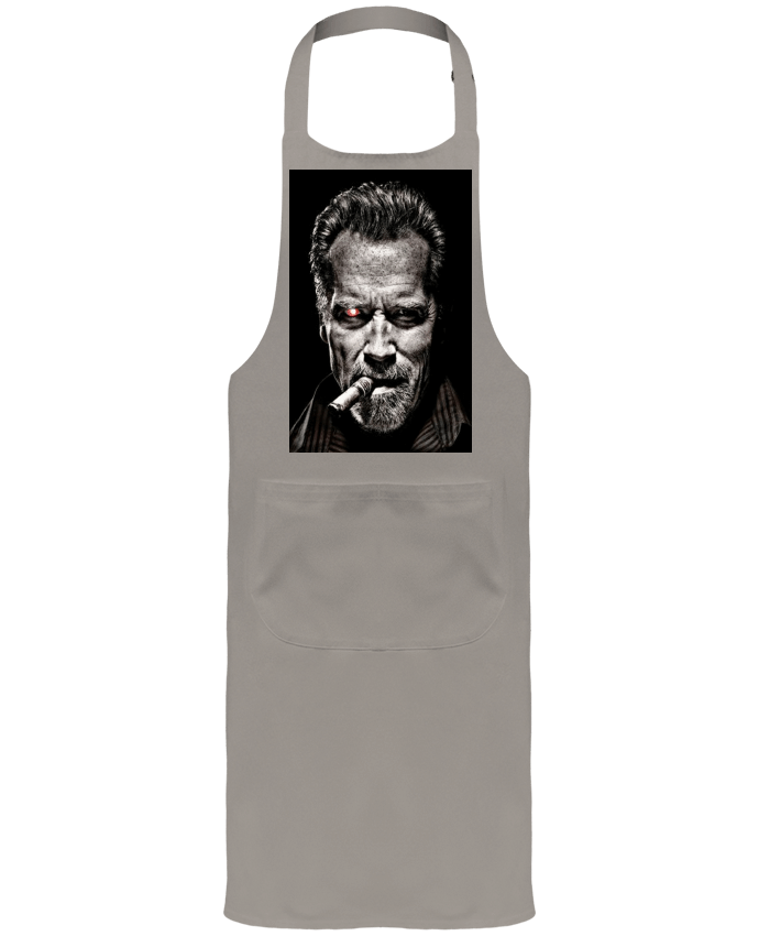 Tablier avec poches Caricature d' Arnold Schwarzenegger par White Tiger 60
