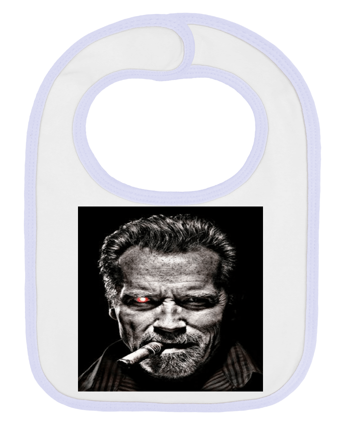 Bavoir bébé uni Caricature d' Arnold Schwarzenegger par White Tiger 60