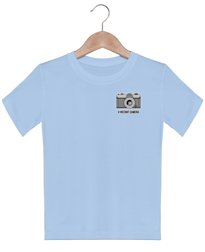 T-shirt garçon motif Instant Camera Black UN