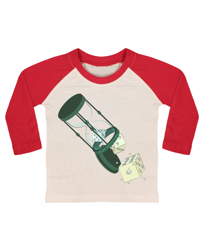 Tee-shirt Bébé Baseball ML PLAY WITH TIME par Santiaguen