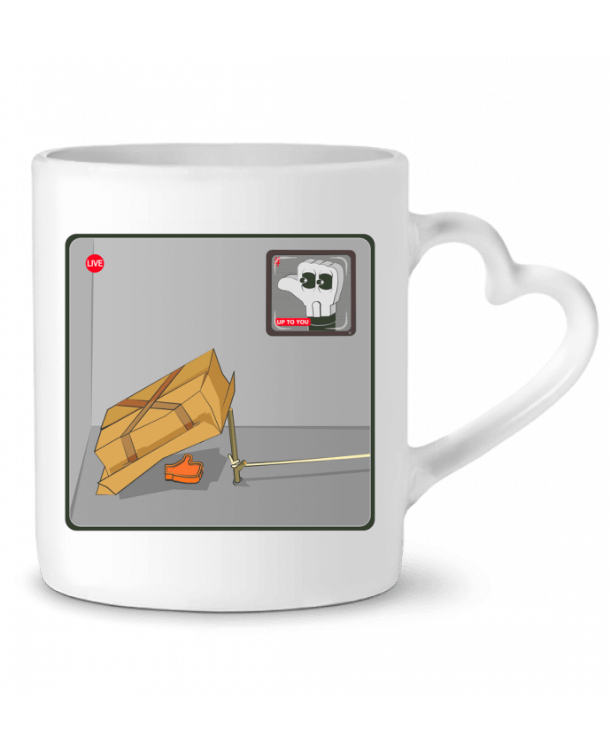 Mug coeur CARROT par Santiaguen
