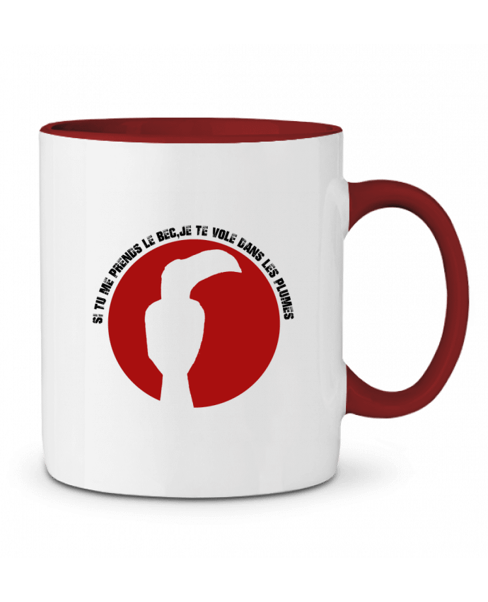 Mug bicolore Animaux - Toucan pjb