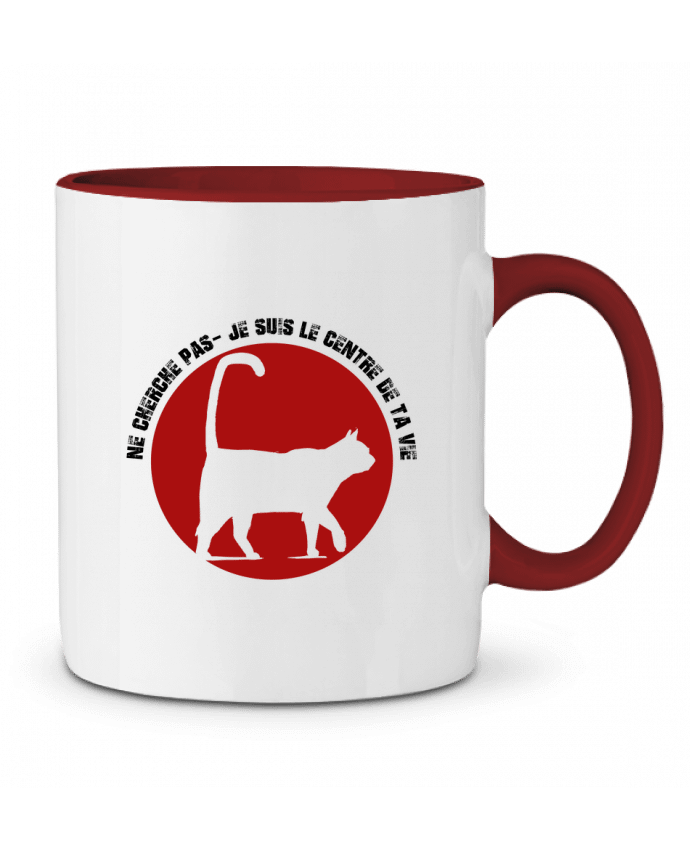 Mug bicolore Animaux - Chat pjb
