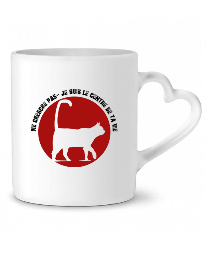 Mug coeur Animaux - Chat par pjb