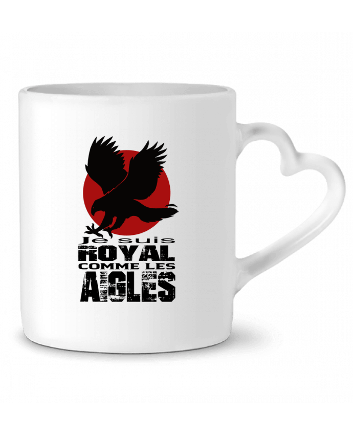 Mug coeur Animaux - Aigle royal par pjb