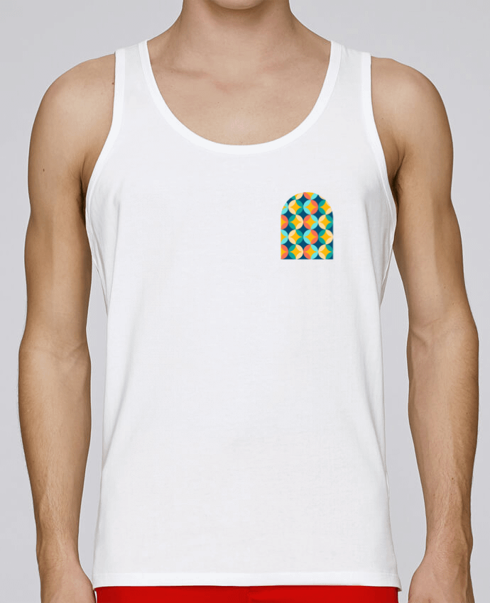 Débardeur homme Blink Mozaik par GRAFIT 100% coton bio