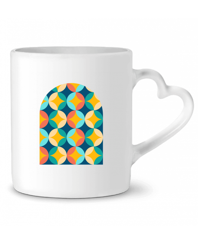 Mug coeur Blink Mozaik par GRAFIT